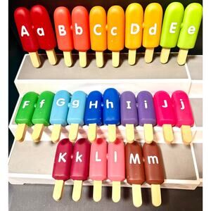 Learning Resources Smart Snacks Alpha Pops upper & lowercase letters colors